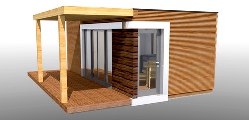 Bungalow en bois Athena 4 : studio ou bureau de 5 à 40 m² (sur mesure possible)